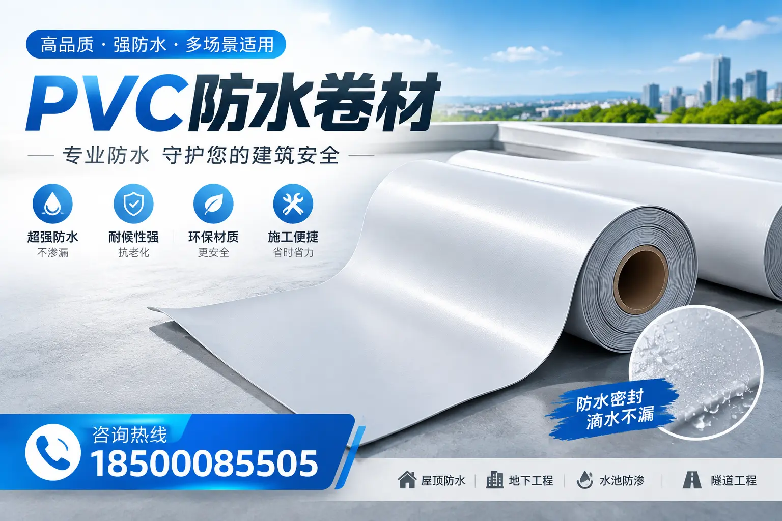 PVC防水卷材的市场竞争分析，可克达拉品牌选择参考